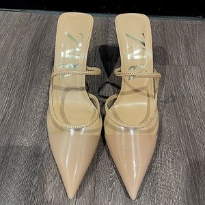 ZARA nude heels